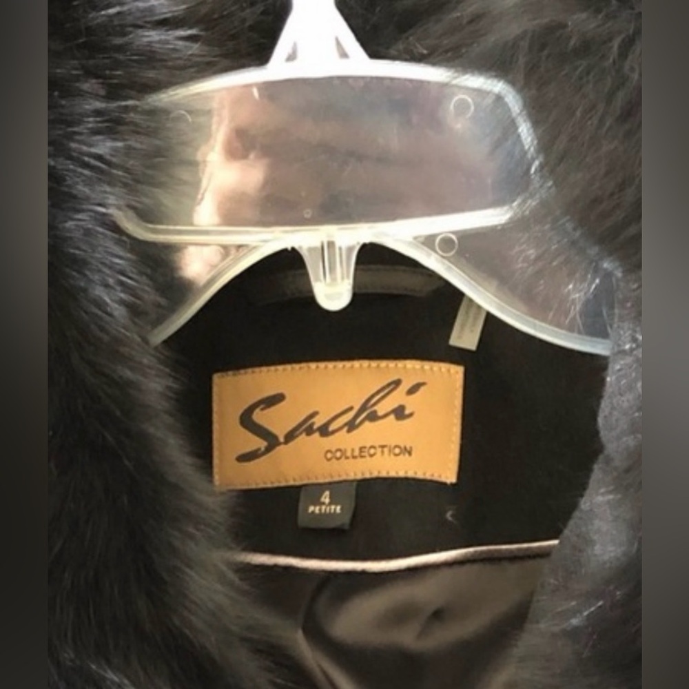 🌟HP! 🧚‍♀️NWT Fox Fur Cashmere Coat - Picture 6 of 7
